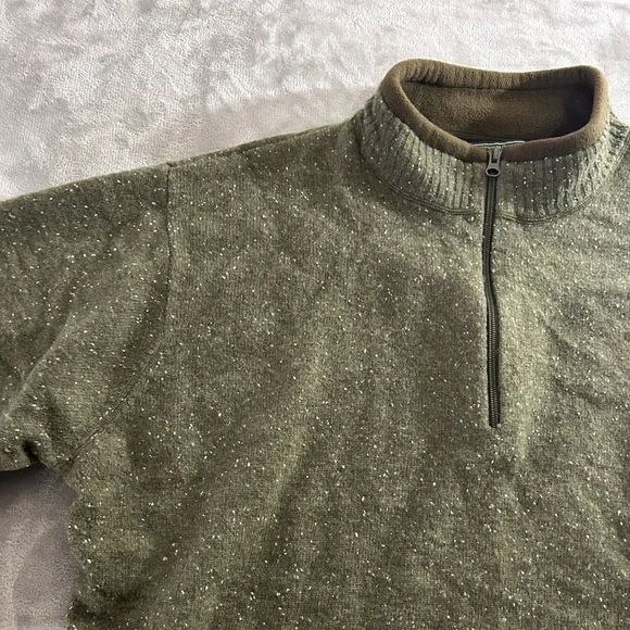 Woolrich quarter zip green sweater - Picture 3 of 11